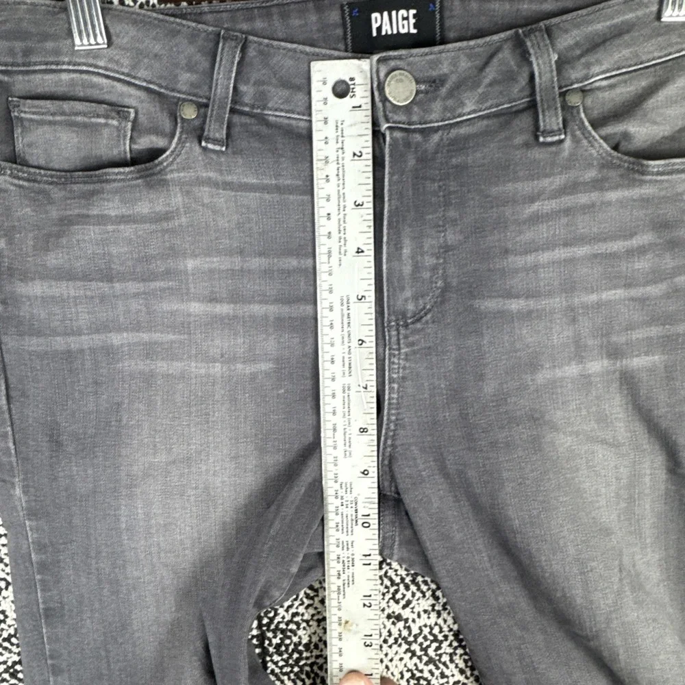 Paige Verdugo Ankle Jeans Womens 32 (FITS 33 X 29) Gray Tapered Leg Stretch‎